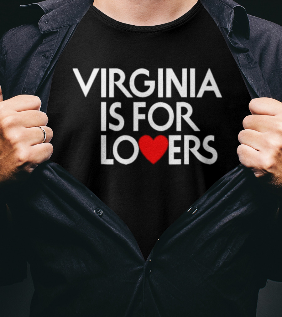 Virginia Is For Lovers Heart T-Shirt
