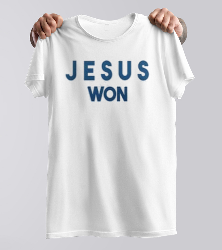 Akron Basketball Jesus Won 2026 Victory T-Shirt