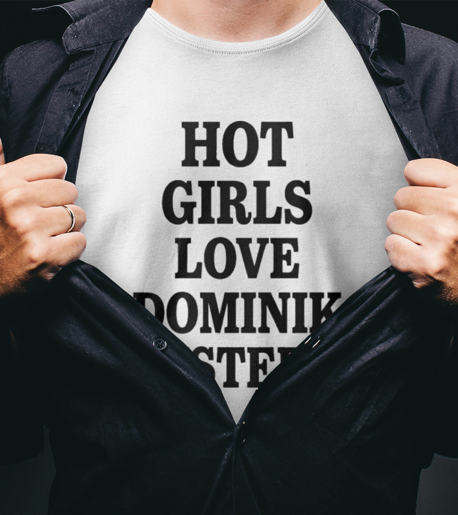 Hot Girls Love Dominik Mysterio Ladies Flowy Cropped T-Shirt