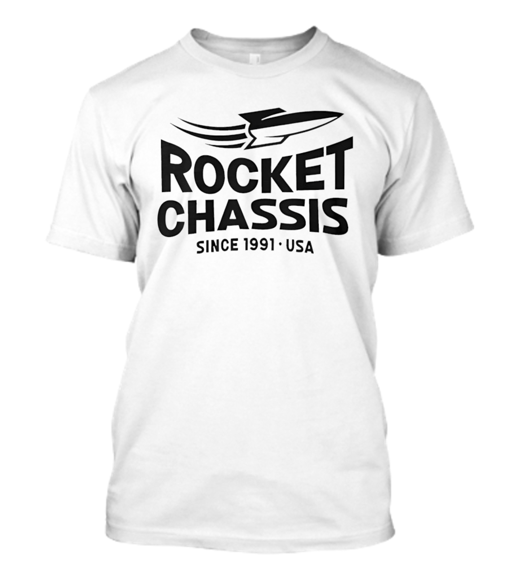 Rocket Chassis Since 1991 USA Racing Heritage T-Shirt