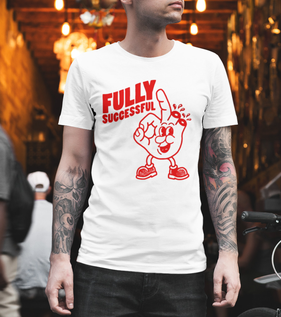 NPS Fully Successful Hand OK Gesture Cartoon T-Shirt