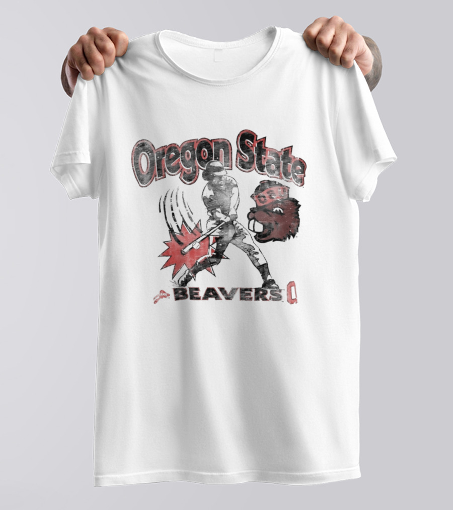 Oregon State Beavers OSU Baseball Player T-Shirt