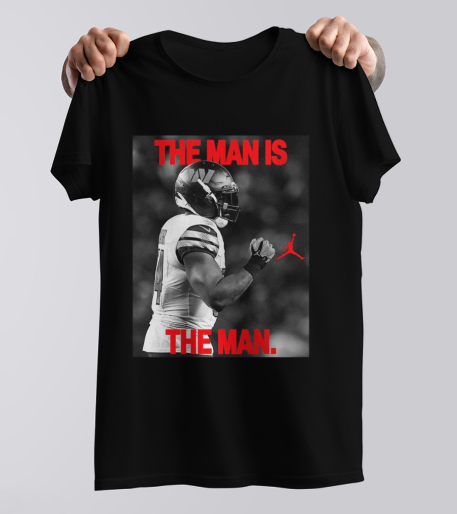 Bobby Wagner Washington Commanders The Man Is The Man Jordan Collaboration T-Shirt