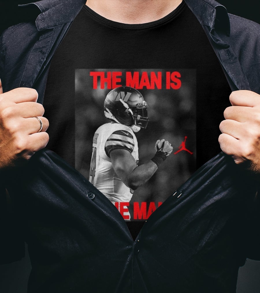 Bobby Wagner Washington Commanders The Man Is The Man Jordan Collaboration T-Shirt