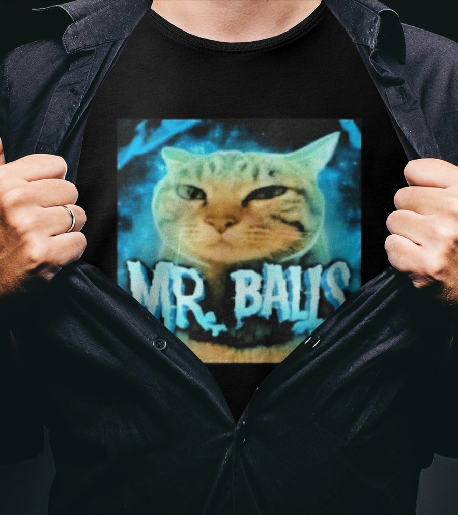 Mr Balls Cat T-Shirt
