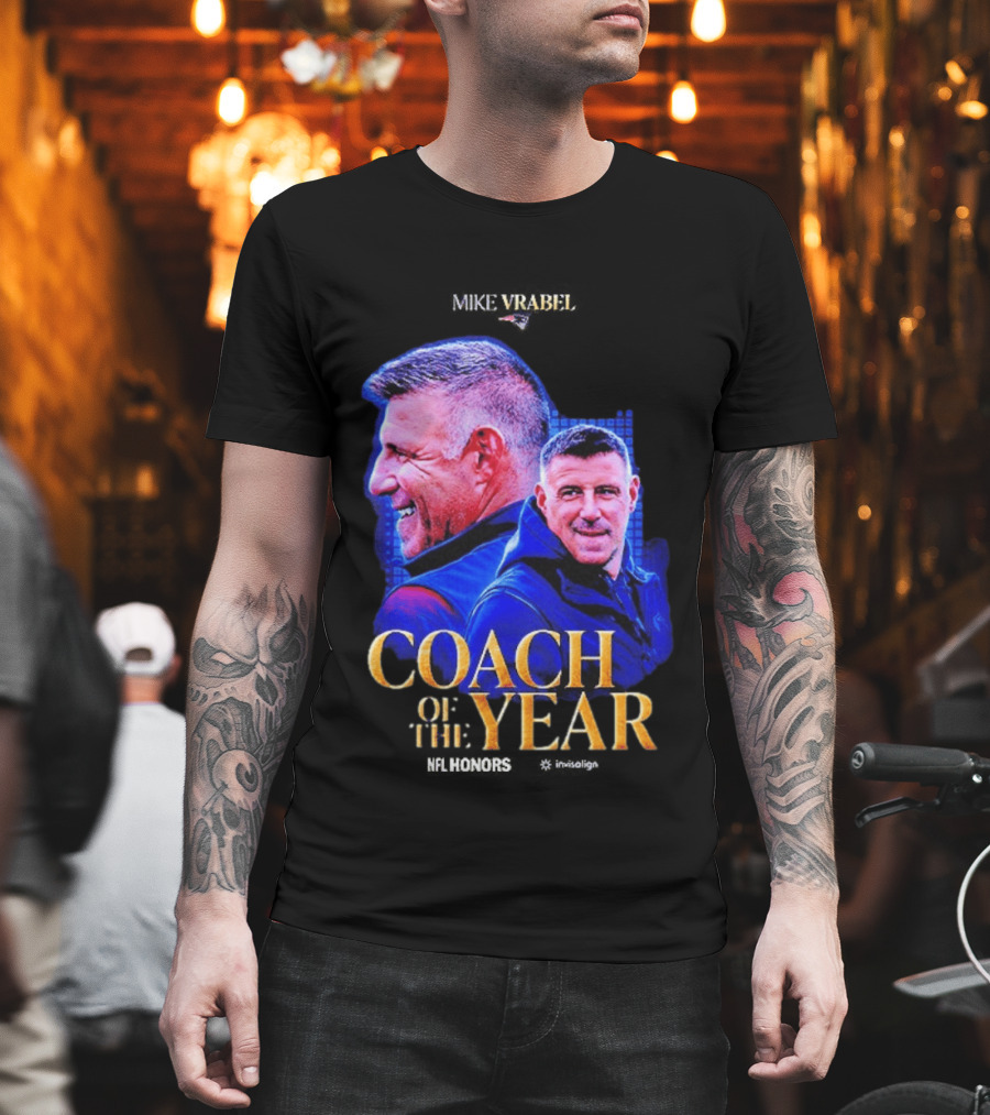 Congrats Mike Vrabel NFL Coach Of The Year 2026 T-Shirt