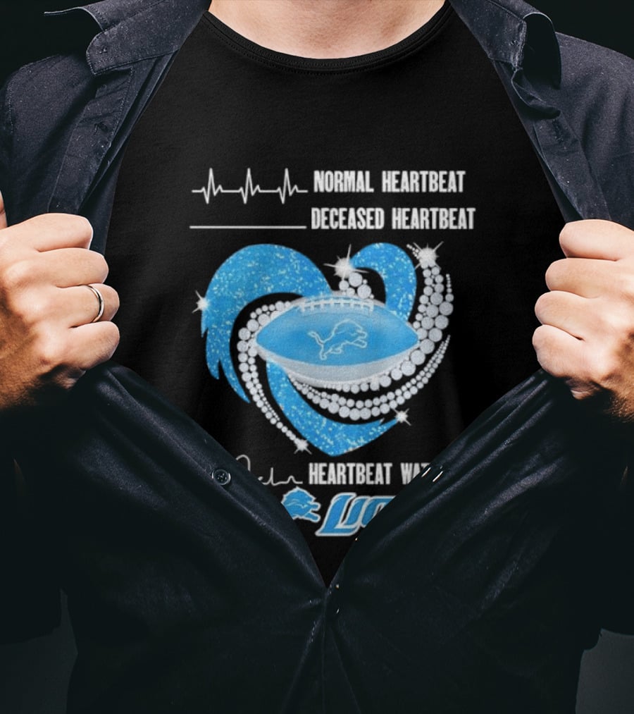 Normal Heartbeat Deceased Heartbeat Heartbeat Ing Lions T-Shirt
