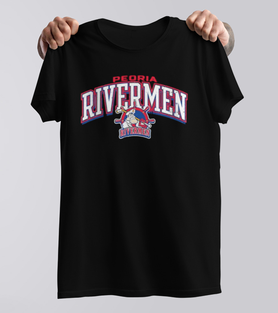 Peoria Rivermen Hockey Team Sports Merchandise Fan T-Shirt