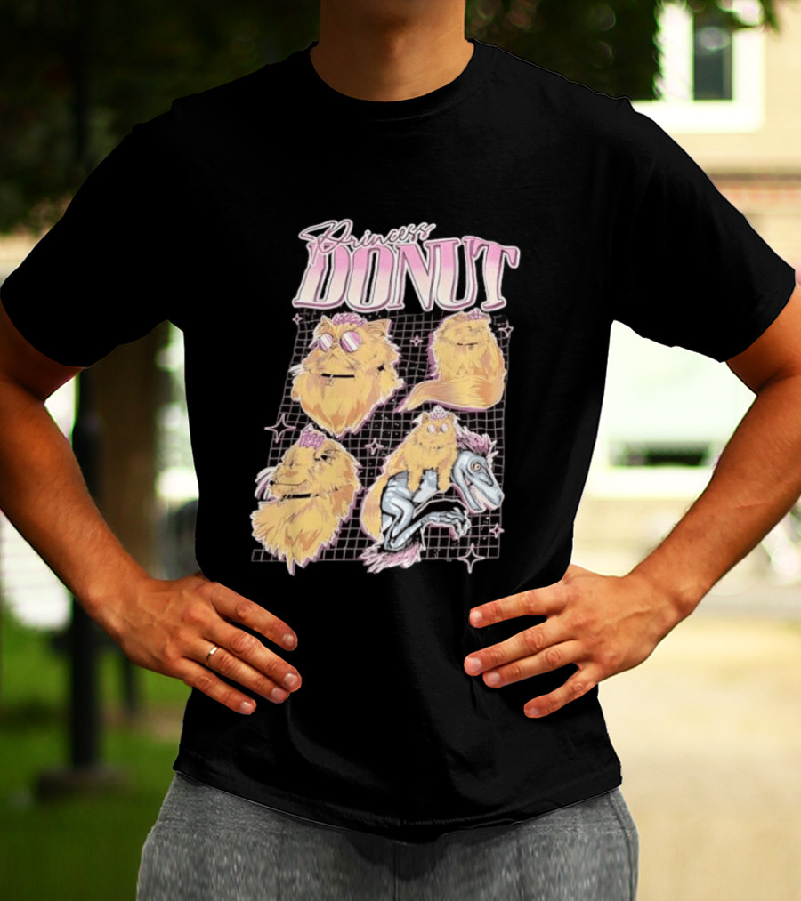 Princess Donut Collage Dungeon Crawler Carl Cat T-Shirt