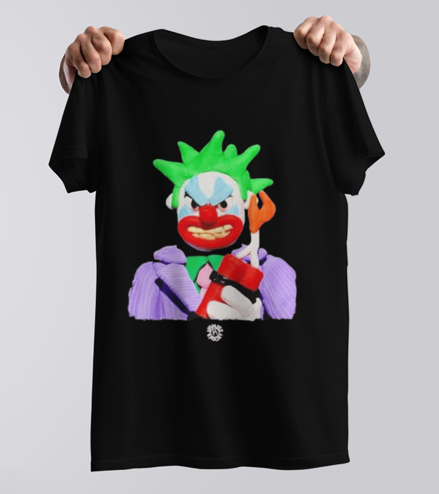 SPOOKY X VAMEEE Joker Clown Holding Dynamite T-Shirt