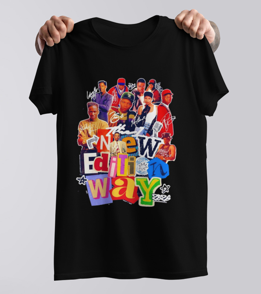 New Edition 2026 Signatures Collage T-Shirt