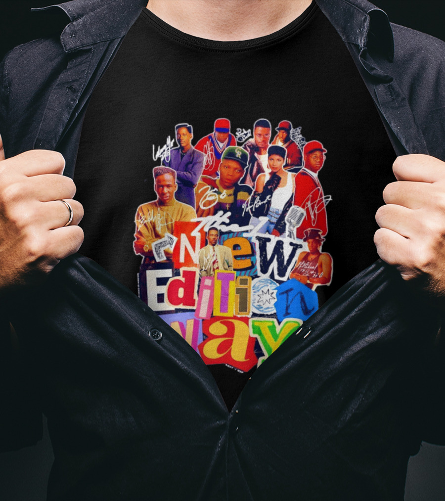 New Edition 2026 Signatures Collage T-Shirt