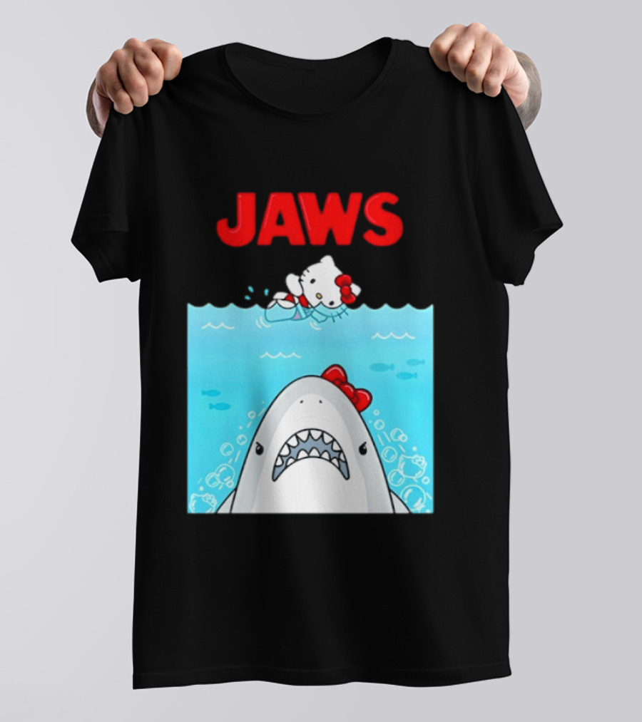 Hello Kitty Jaws Universal Studios Collaboration T-Shirt