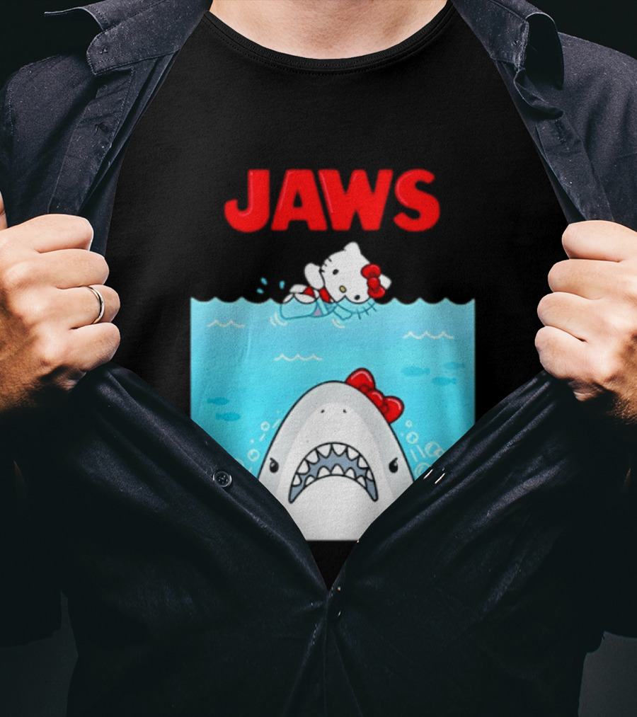 Hello Kitty Jaws Universal Studios Collaboration T-Shirt