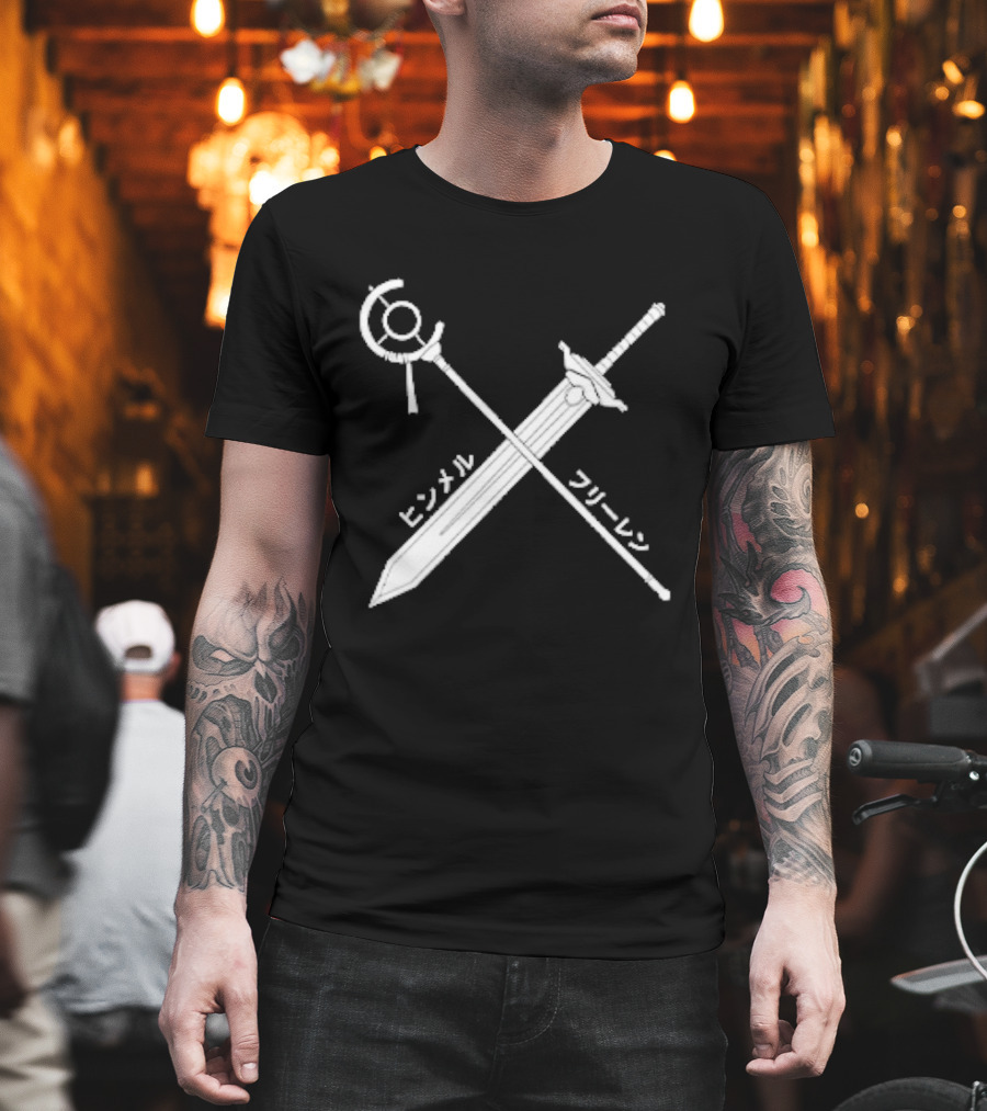Himmel Frieren Sword Staff Japanese T-Shirt