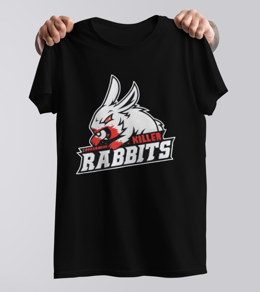 Caerbannog Killer Rabbits Bloody Bunny T-Shirt