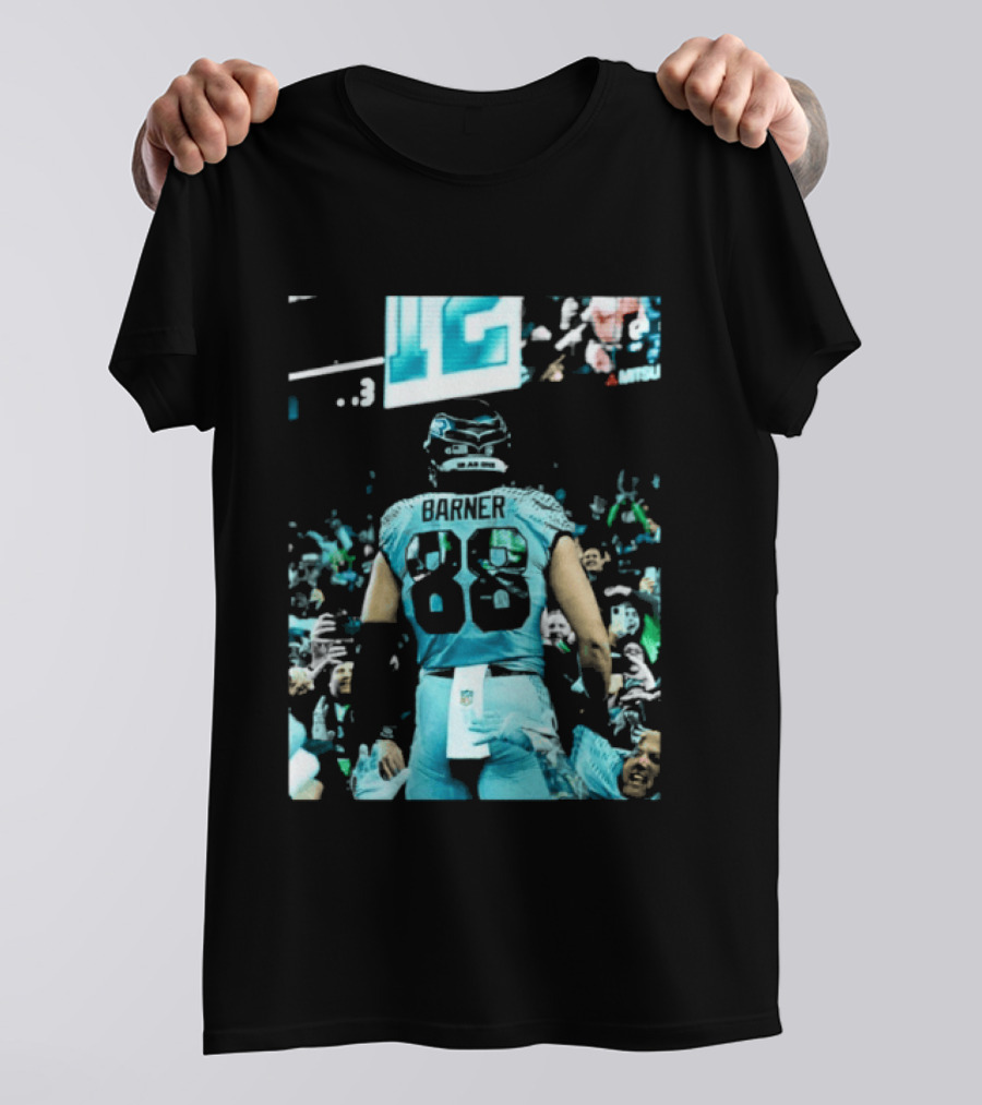 AJ Barner 88 Seattle Seahawks Football Player In Stadium With Fans T-Shirt