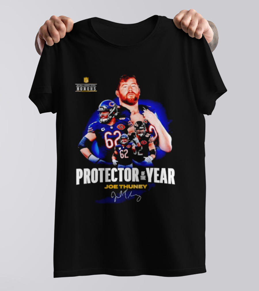 Chicago Bears Joe Thuney Protector Of The Year Honor 2025 T-Shirt