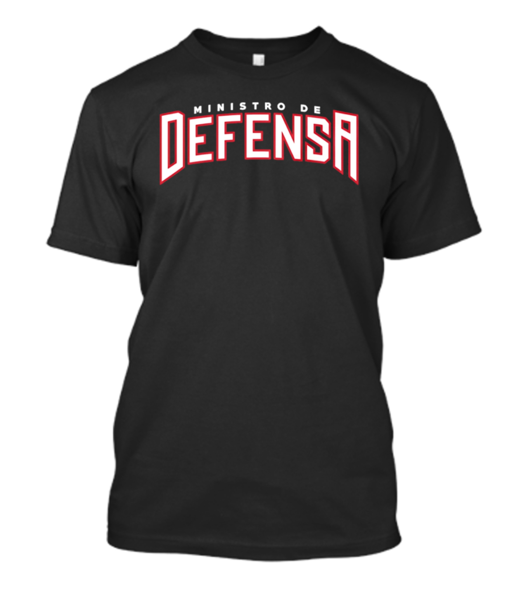 Ministro De Defensa Bold Typography Sports T-Shirt