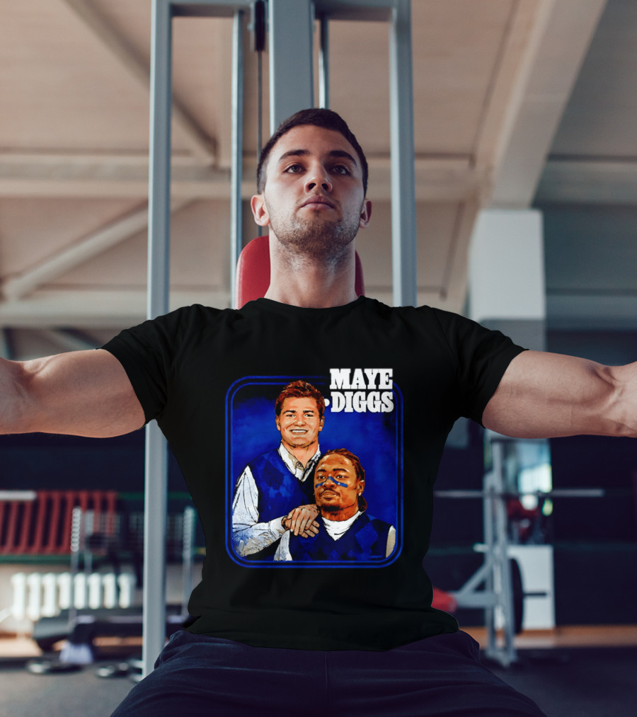 Drake Maye Stefon Diggs Step Brothers Comedy T-Shirt