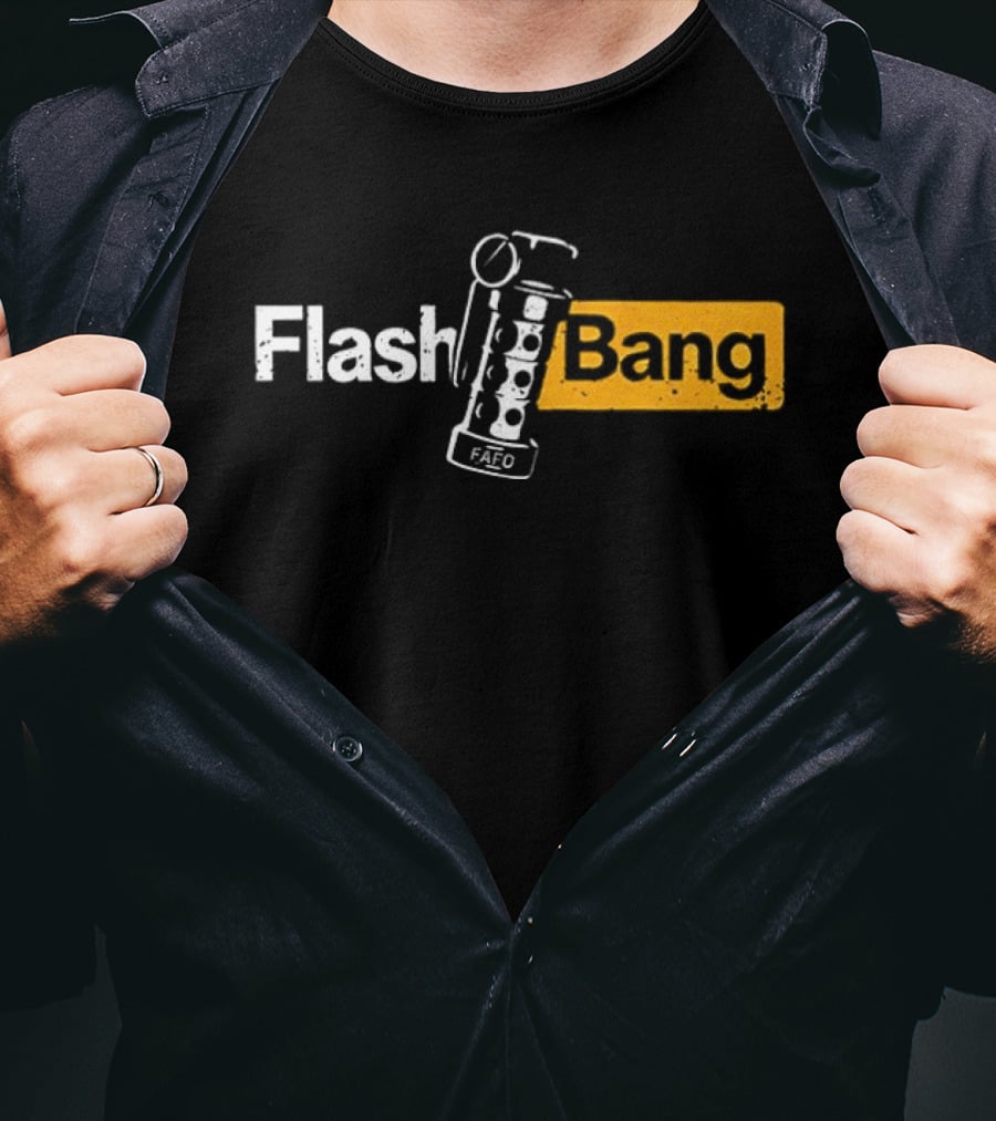 Flash Bang FAFO Grenade Concept T-Shirt