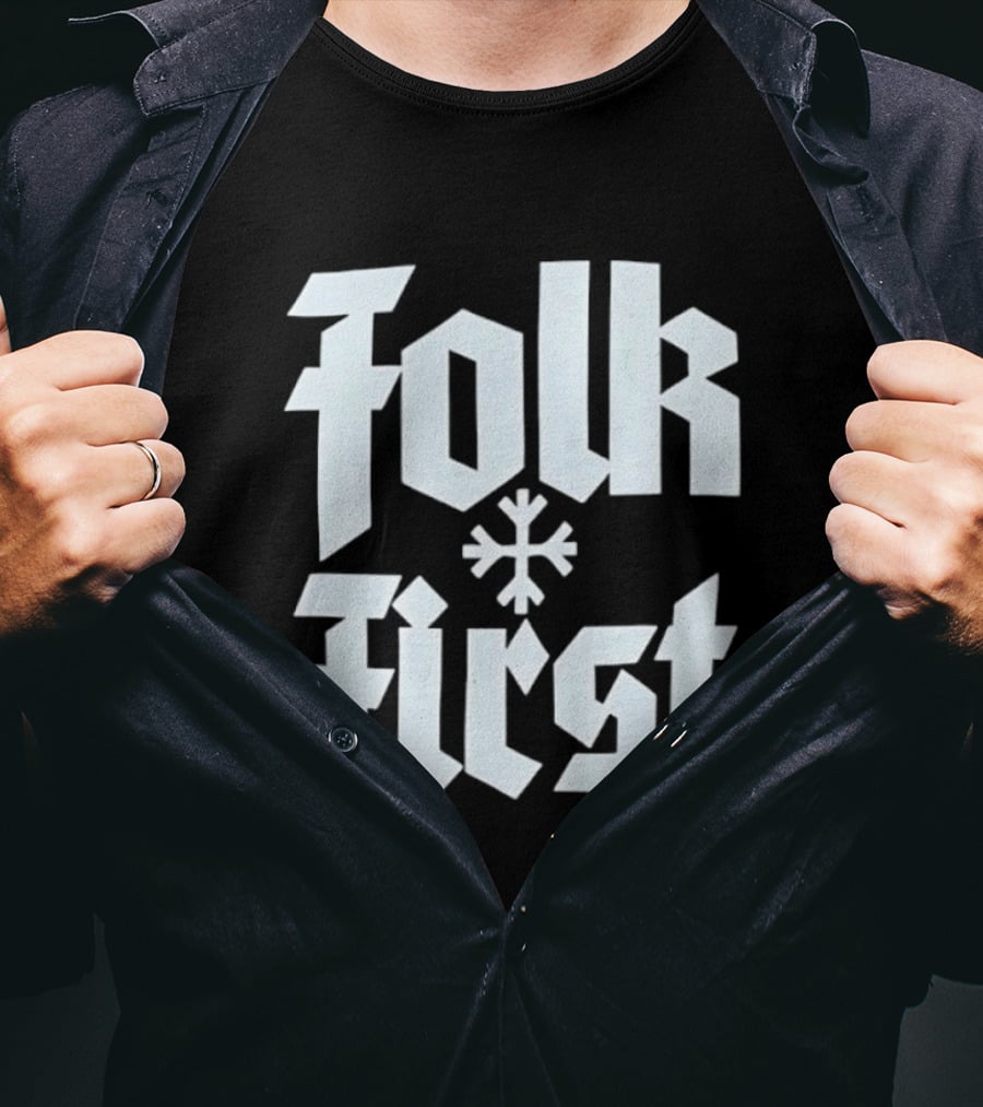 Folk First Snowflake T-Shirt