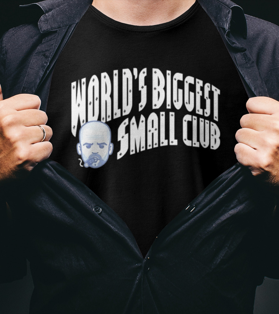 World's Biggest Small Club Pep Guardiola Smoking Pipe T-Shirt