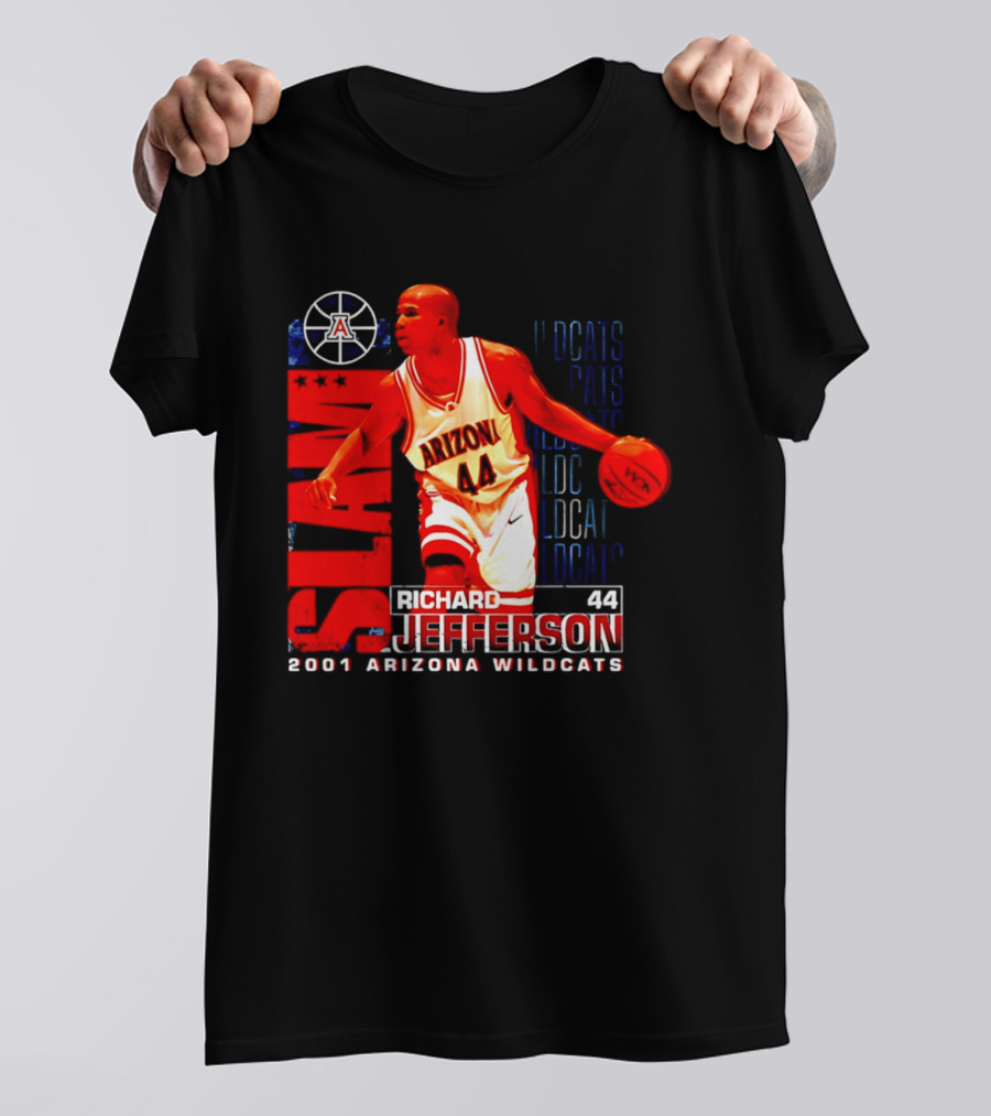 Richard Jefferson 2001 Arizona Wildcats Slam Dunk Wildcats T-Shirt