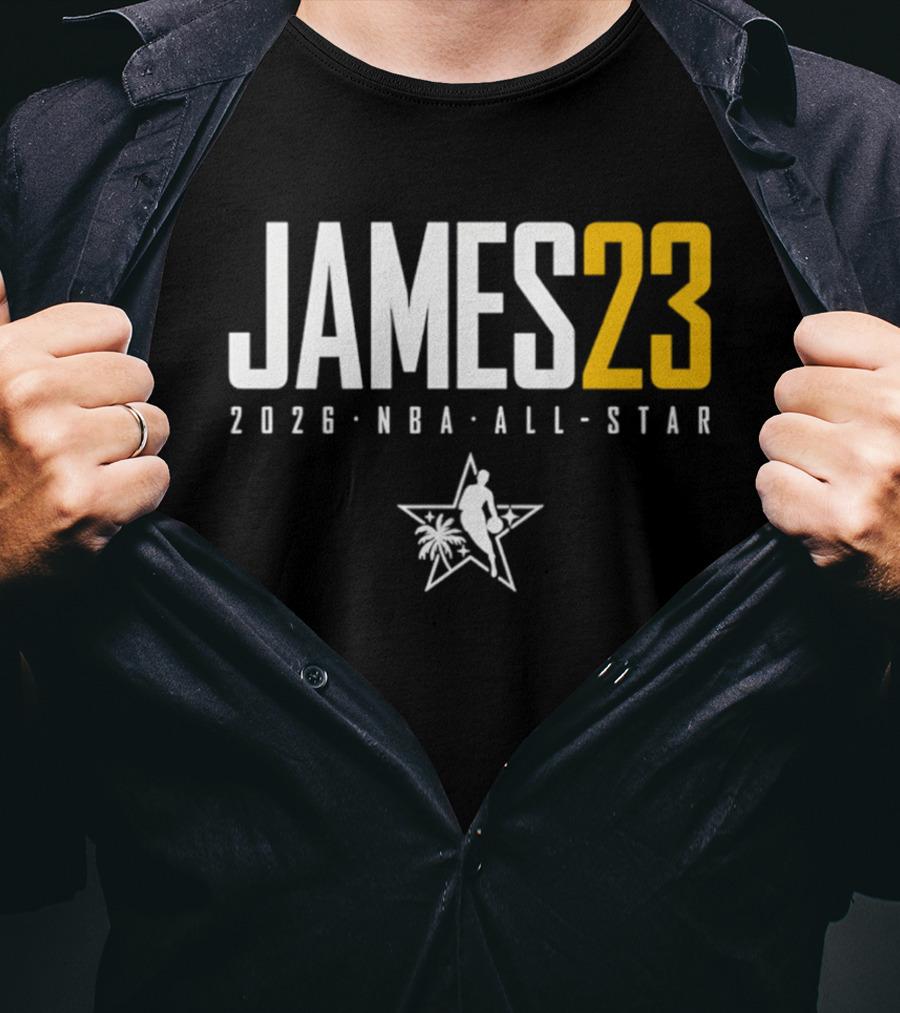 LeBron James 23 2026 NBA All Star T-Shirt