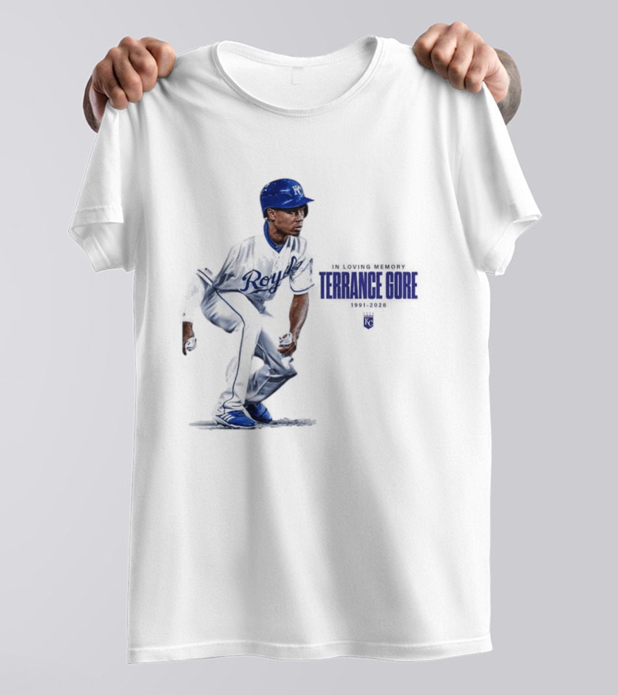 Kansas City Royals Terrance Gore 1991 2026 RIP In Loving Memory T-Shirt