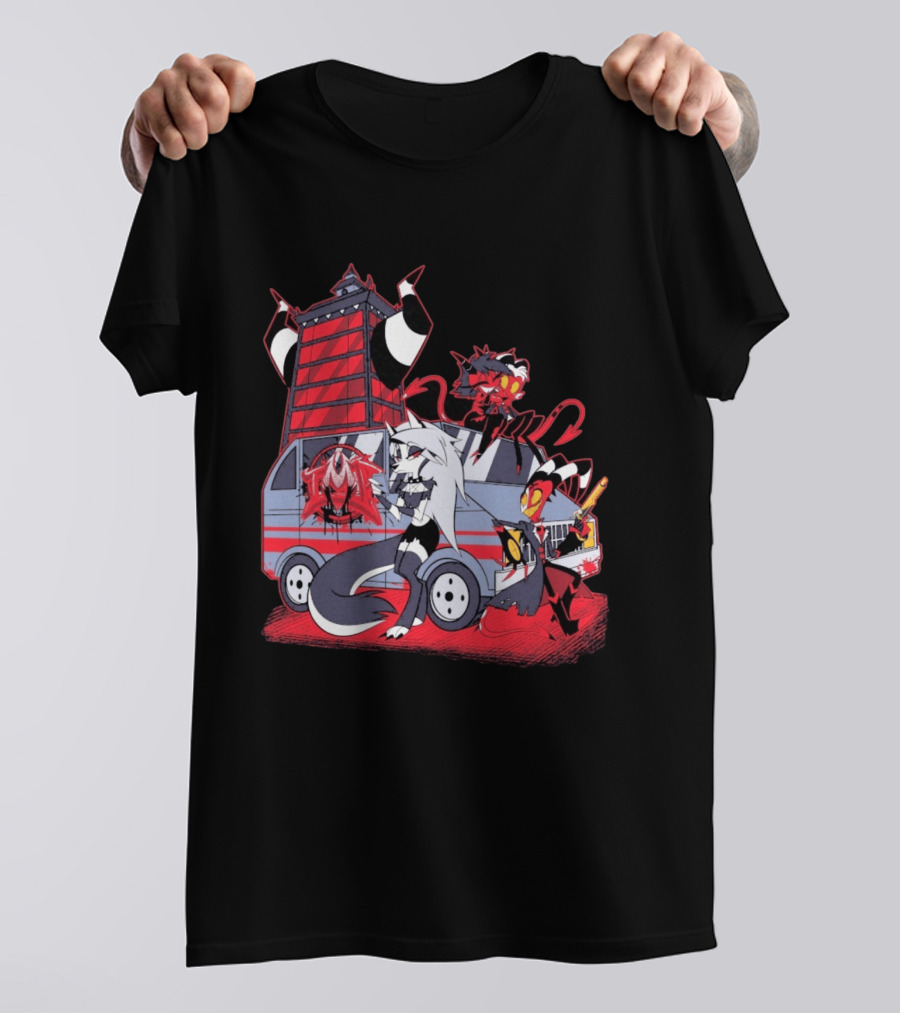 SpindleHorse IMP Van Characters Cartoon T-Shirt