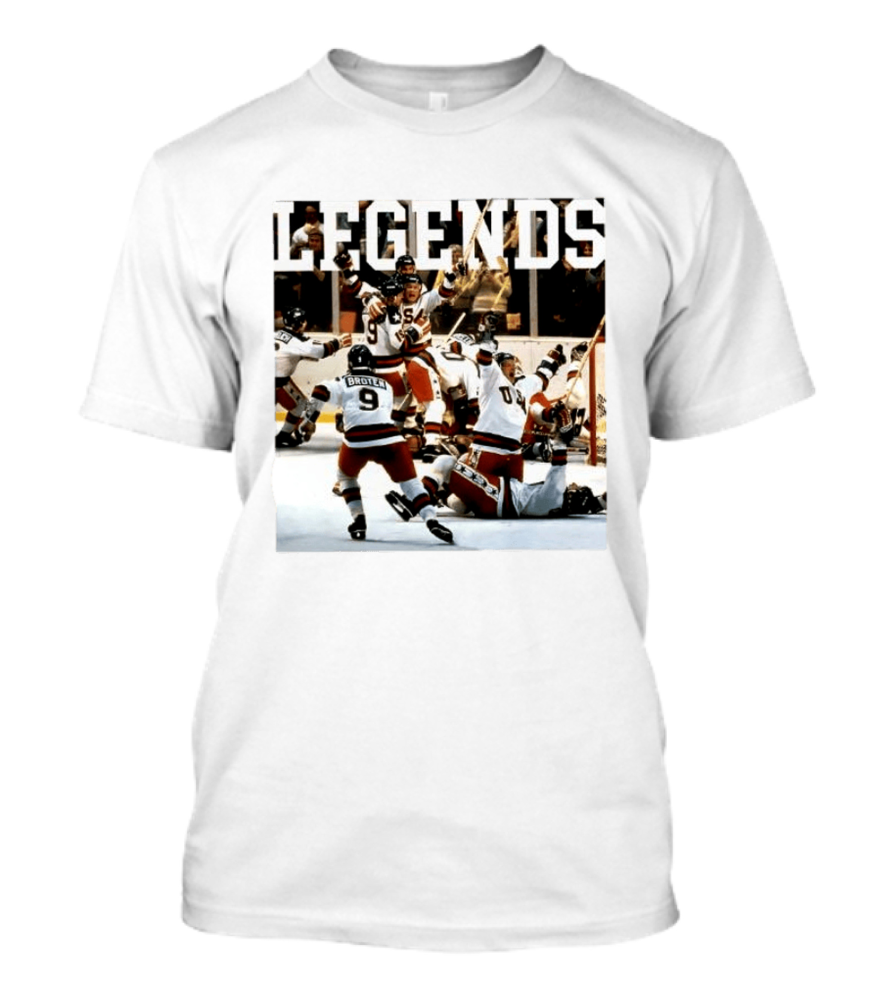 Miracle On Ice Legends Boys Of '80 Hockey Moment T-Shirt