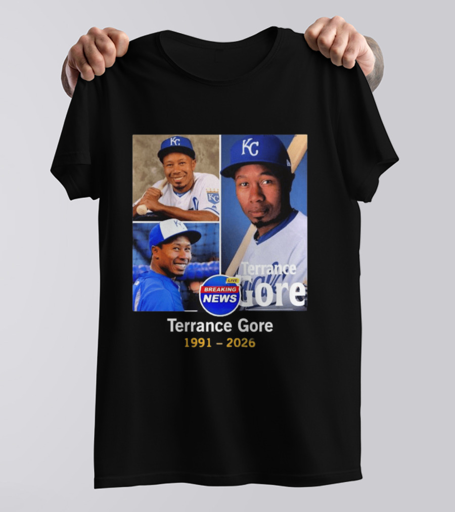 Terrance Gore Kansas City KC Breaking News 1991 2026 T-Shirt