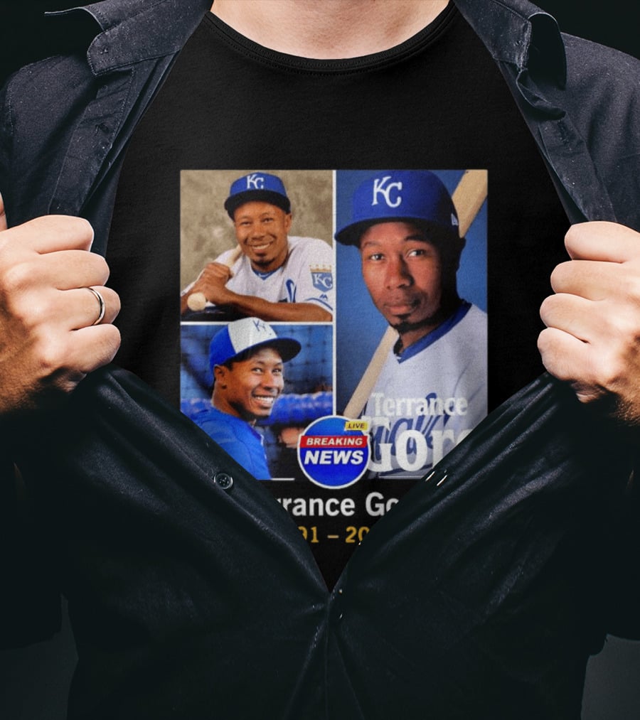 Terrance Gore Kansas City KC Breaking News 1991 2026 T-Shirt