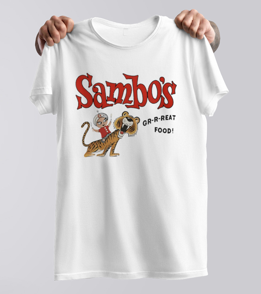 Sambo's Restaurant GR R REAT Food Cartoon Tiger And Boy T-Shirt
