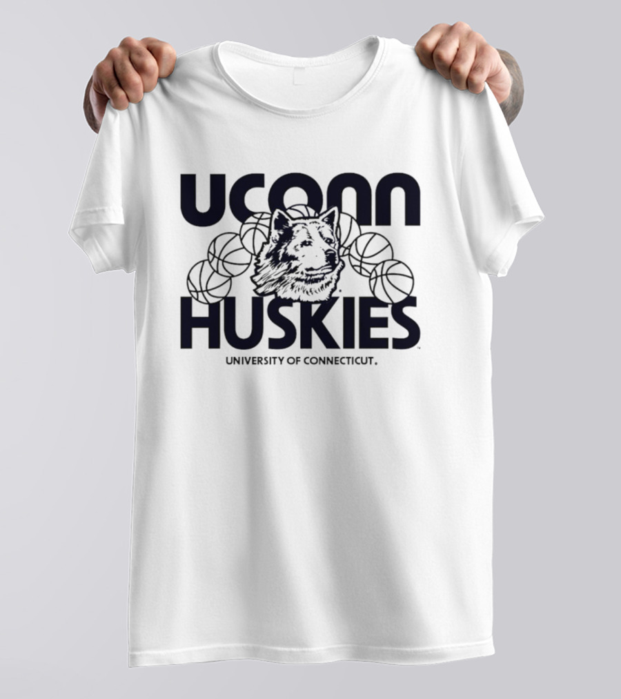 UConn Huskies Basketball 1970s University Of Connecticut T-Shirt