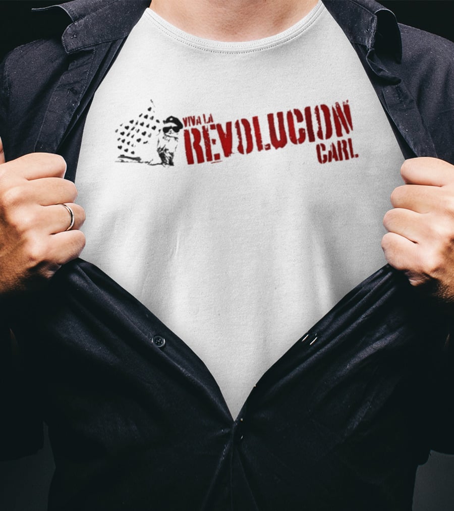 Viva La Revolucion Carl Iconic Che T-Shirt
