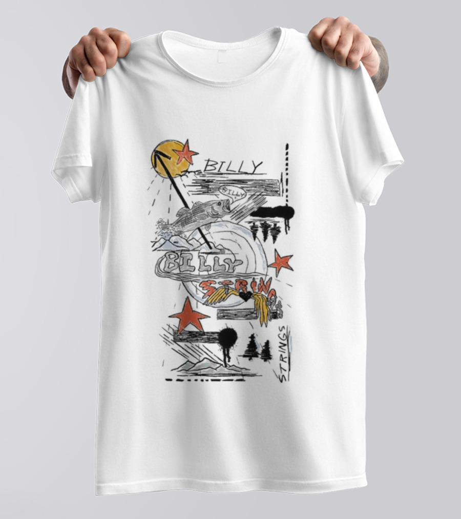 Billy Strings Fishing Sunrise Star T-Shirt