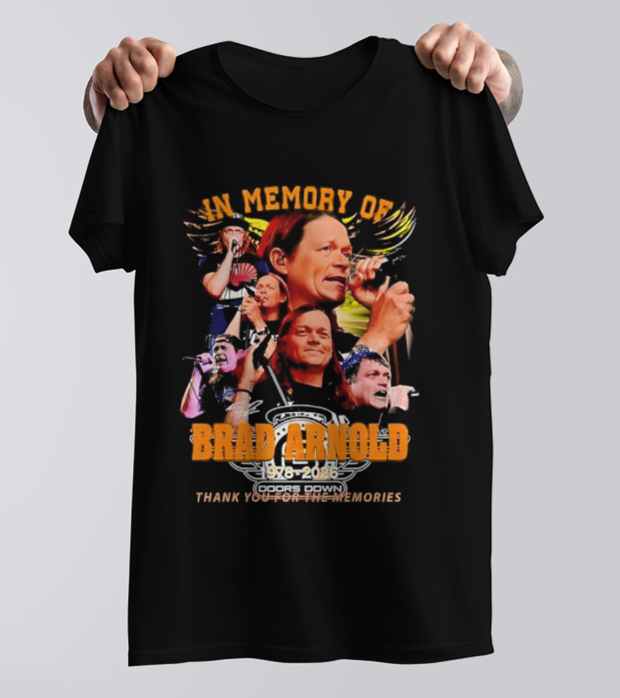 In Memory Of Brad Arnold Thank You 1928 2026 T-Shirt