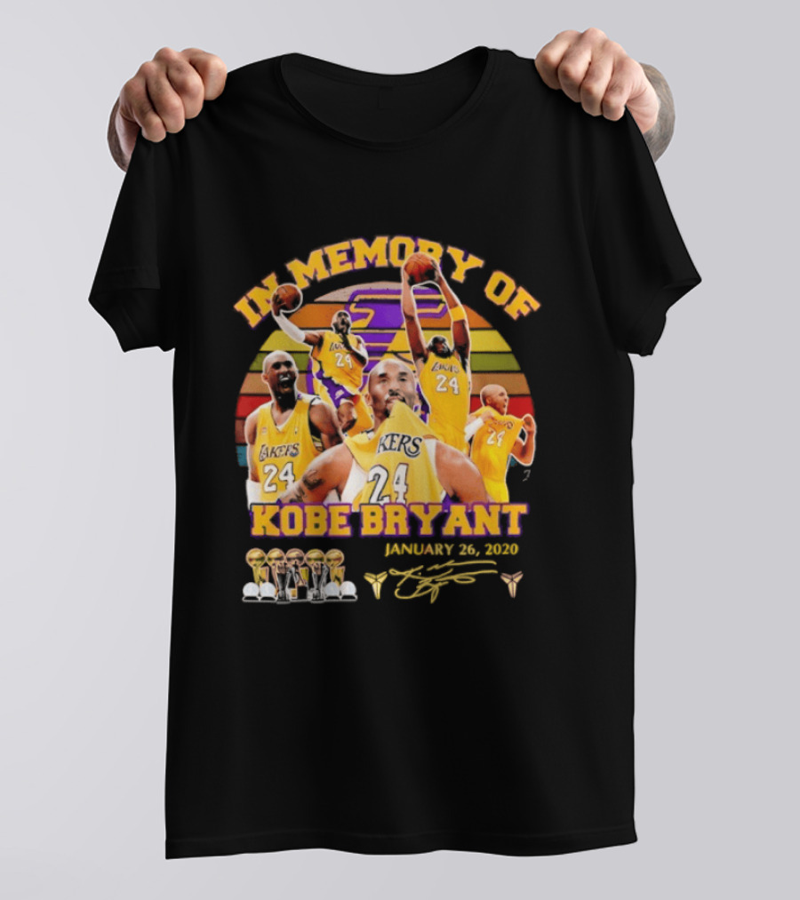 Kobe Bryant Los Angeles Lakers January 26 2020 Memorabilia T-Shirt