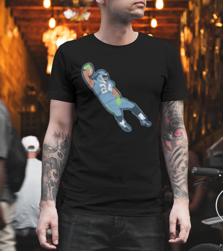 Seahawks The Quake Celebration Rob Staton 24 T-Shirt