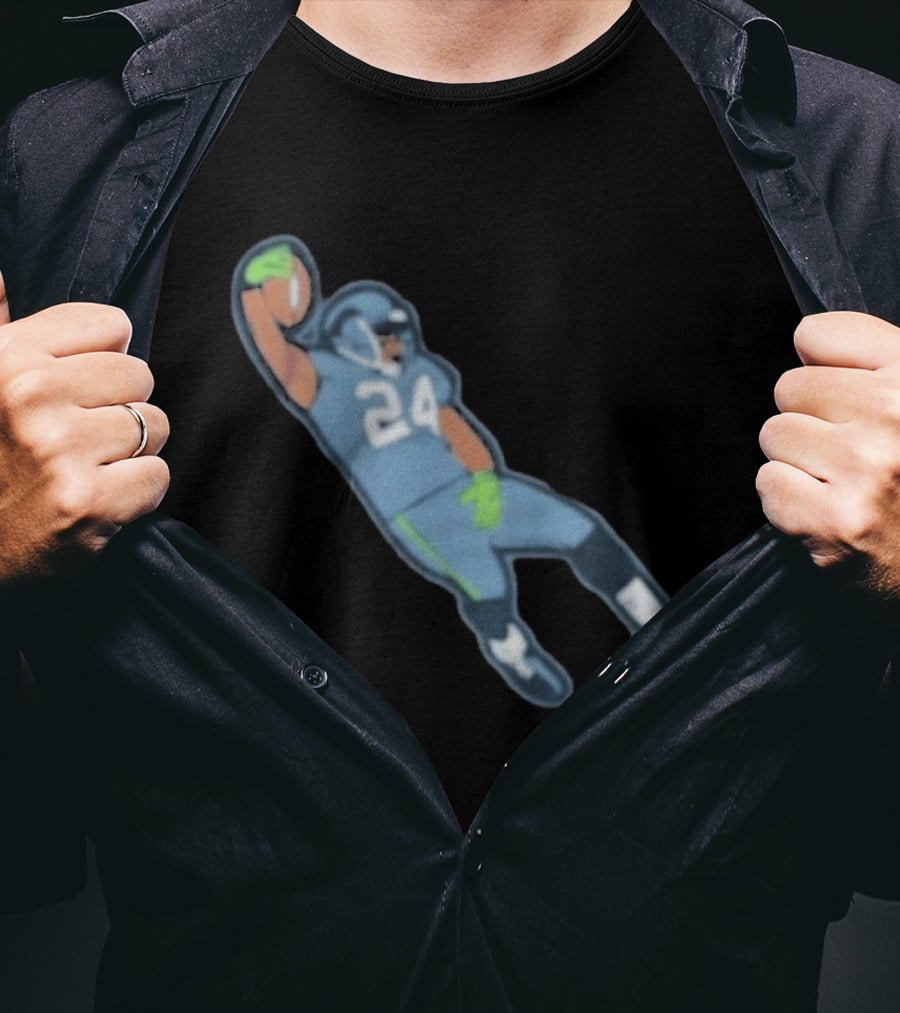 Seahawks The Quake Celebration Rob Staton 24 T-Shirt