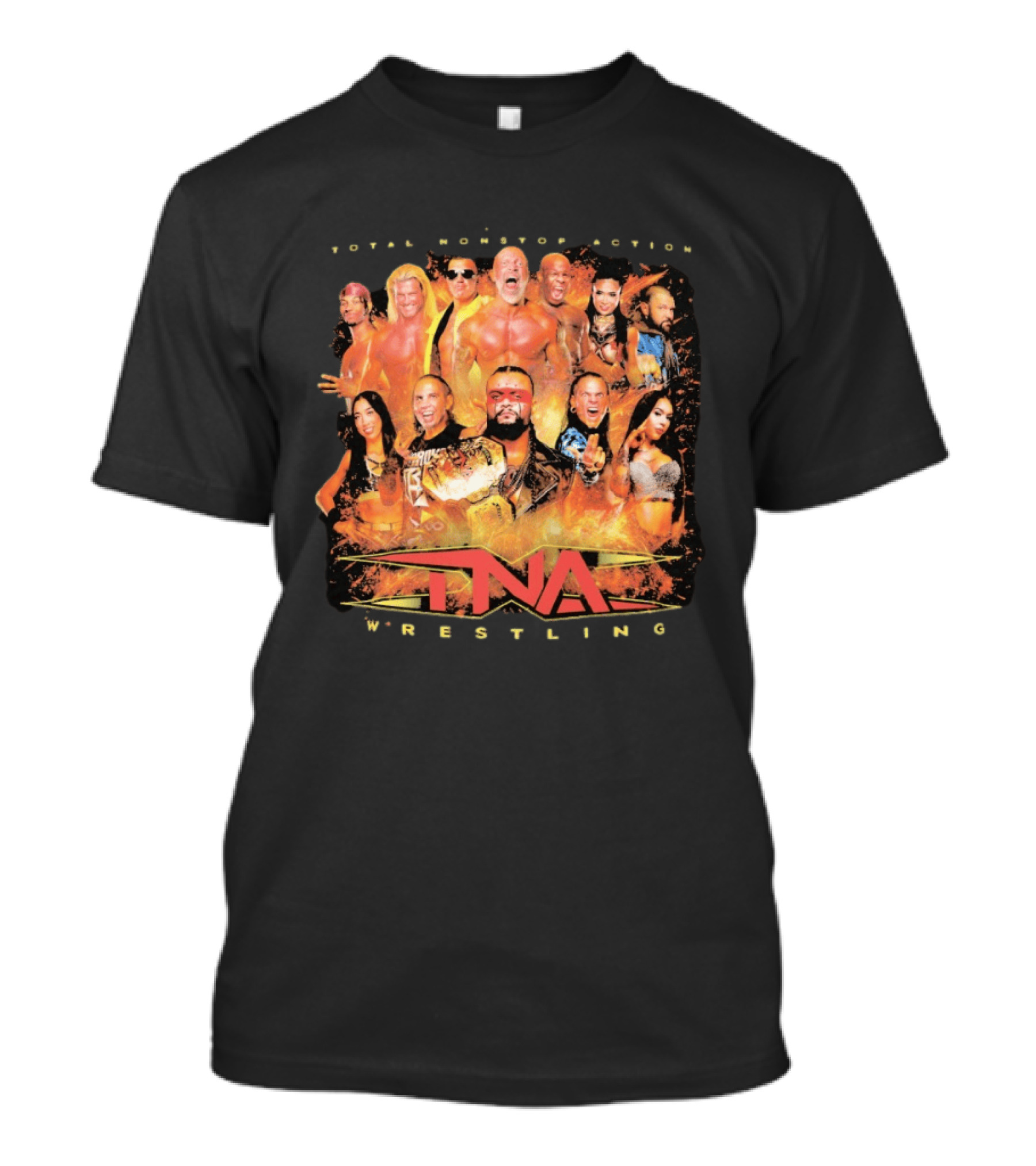 Total Nonstop Action TNA Wrestling Impact Legends Featured Athletes T-Shirt