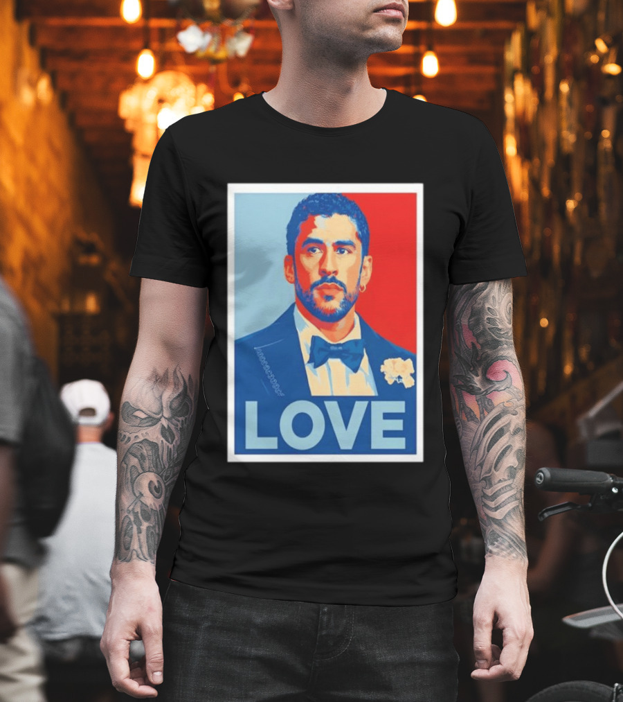 Bad Bunny LOVE Puerto Rico Super Benito T-Shirt