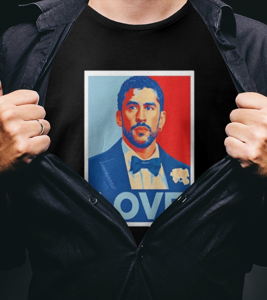 Bad Bunny LOVE Puerto Rico Super Benito T-Shirt