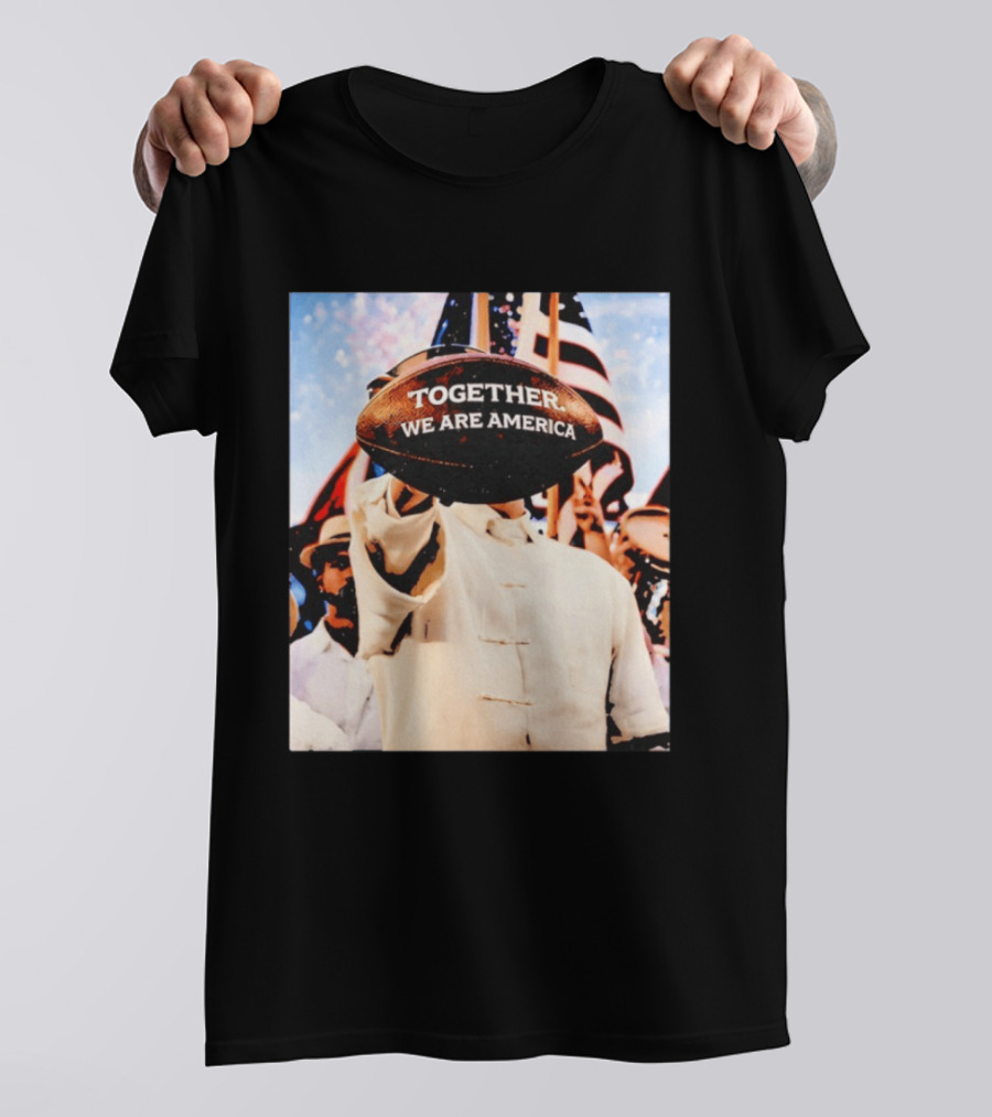 Together We Are America Bad Bunny Football T-Shirt
