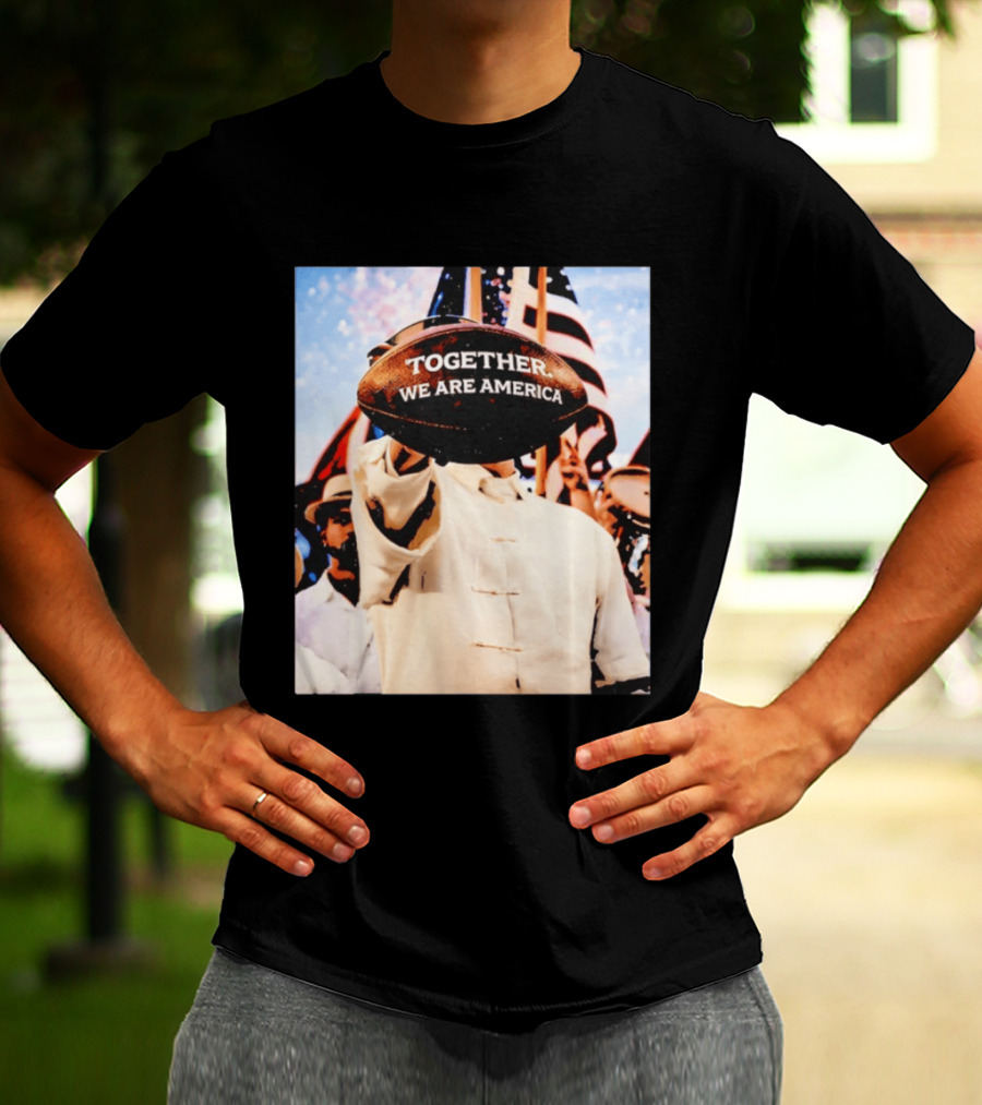 Together We Are America Bad Bunny Football T-Shirt
