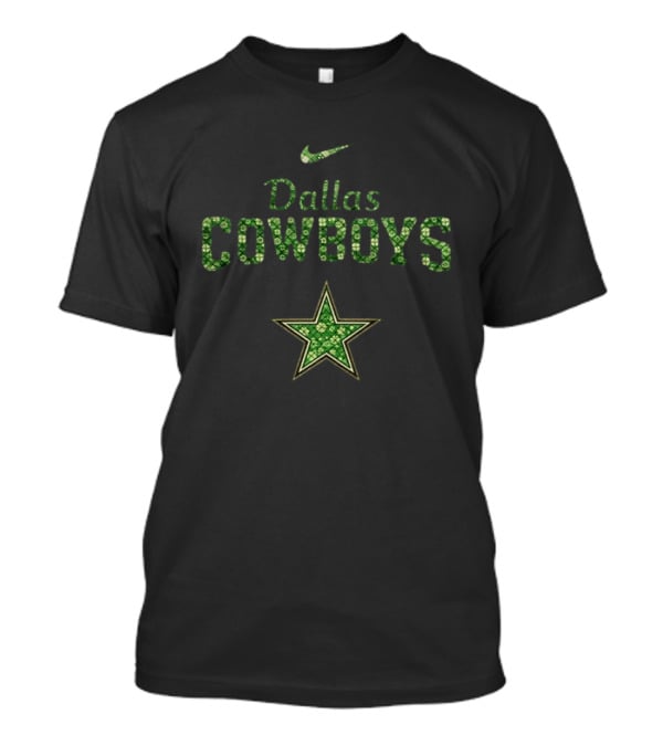 Dallas Cowboys Nike Green Clover Star Snoopy Collaboration T-Shirt