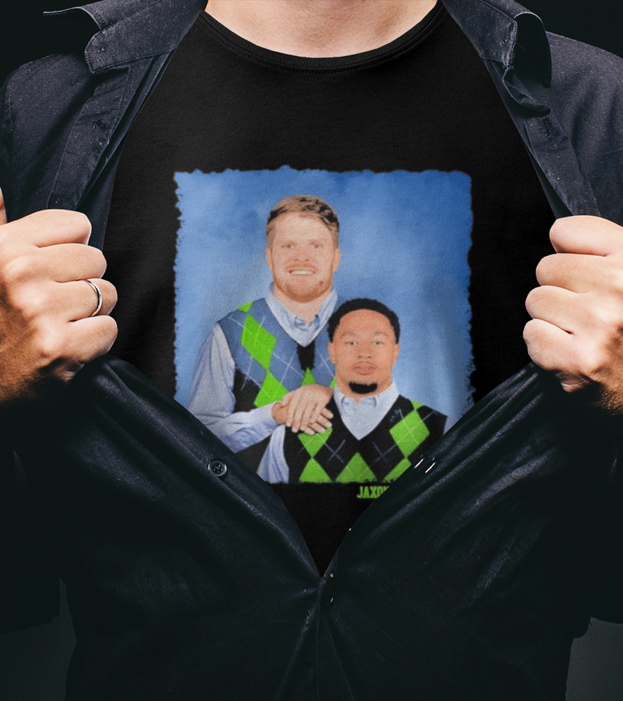 Darnold Smith Step Bros Style Football Duo Signatures T-Shirt