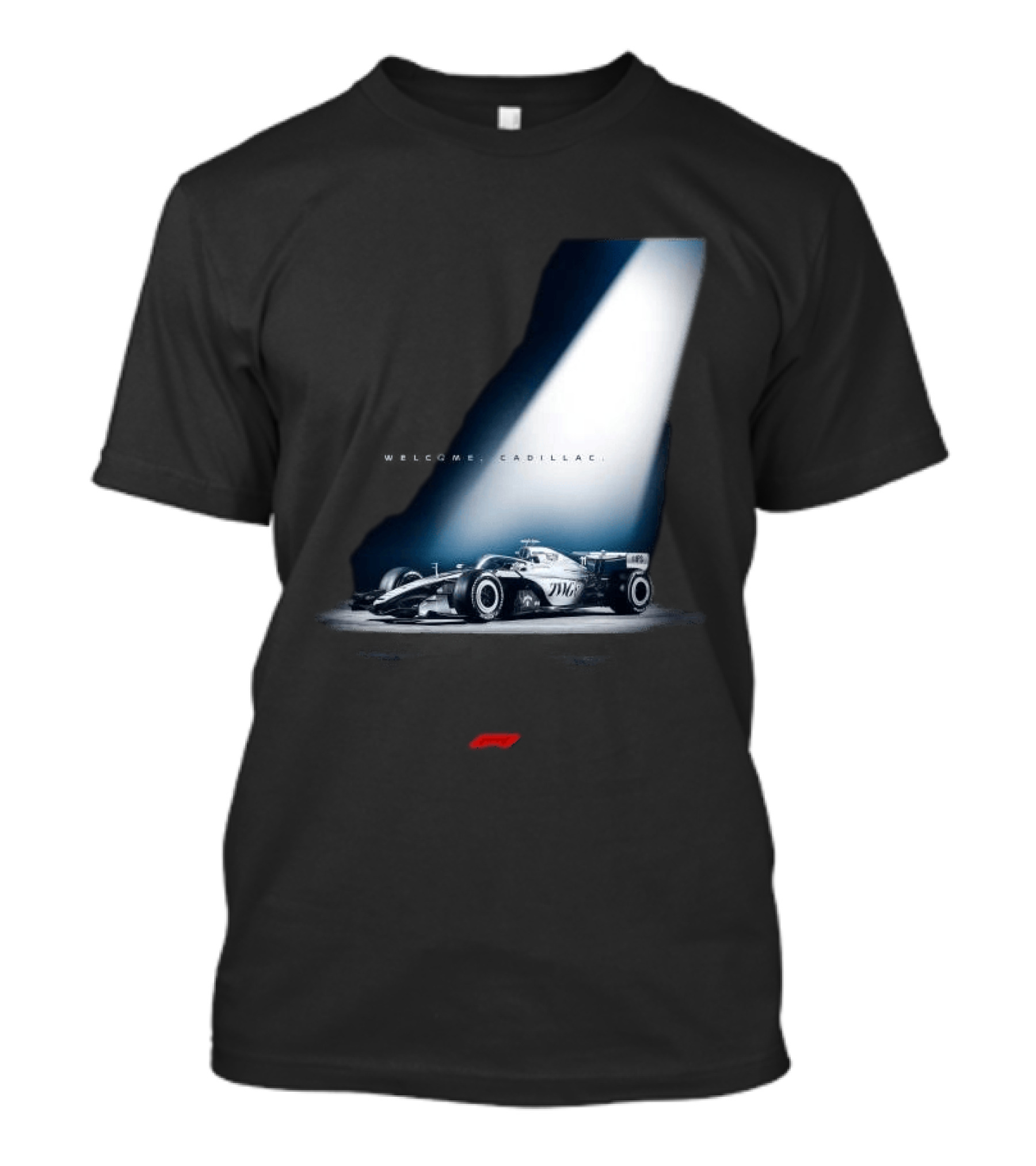 Welcome Cadillac F1 Team Formula 1 Racing Car Spotlight T-Shirt